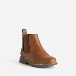 Buggy Boots^Chelsea boots à détails pailletés CAMEL