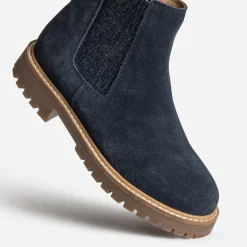 Buggy Boots^Chelsea boots cuir velours MARINE