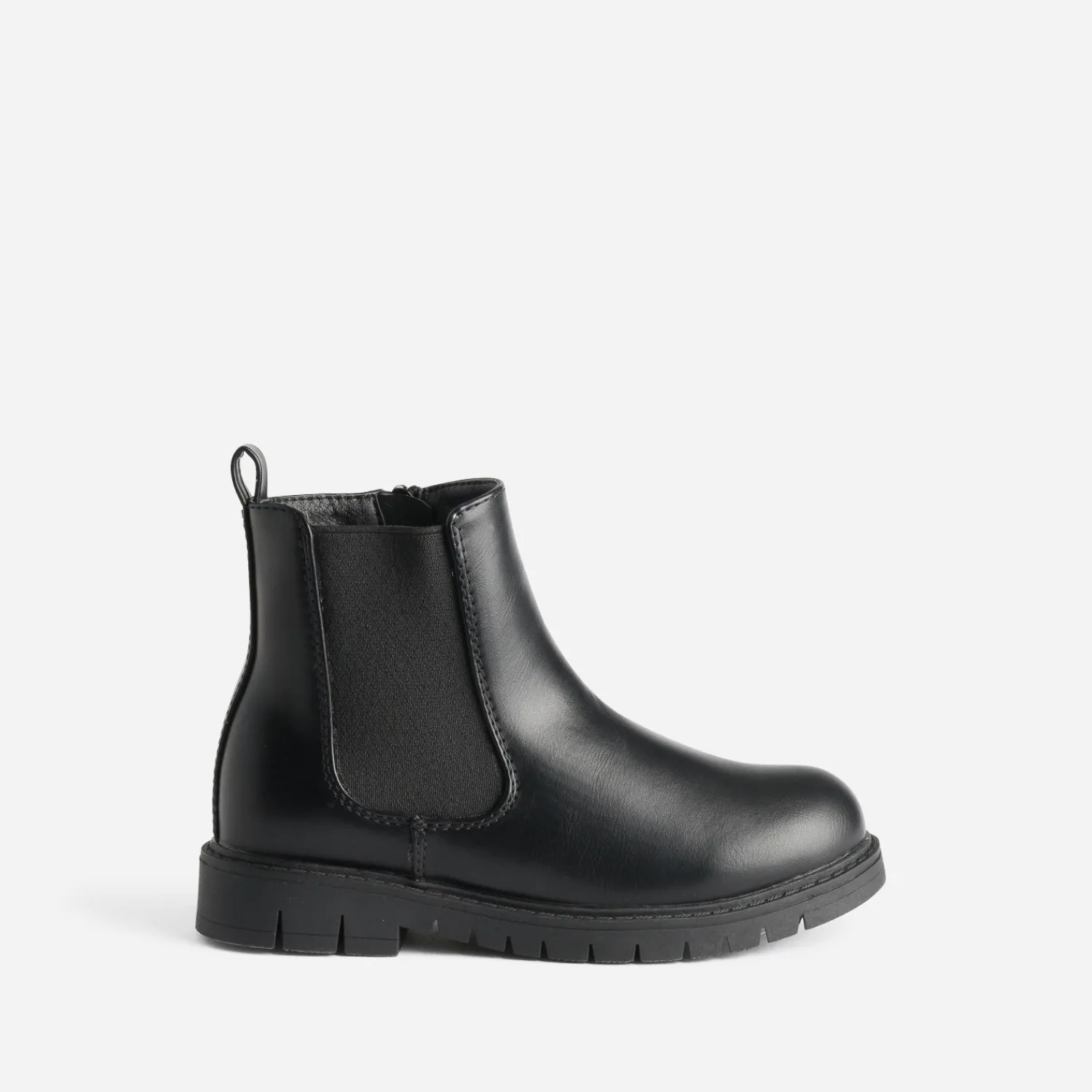 Buggy Boots^Chelsea boots cranté NOIR