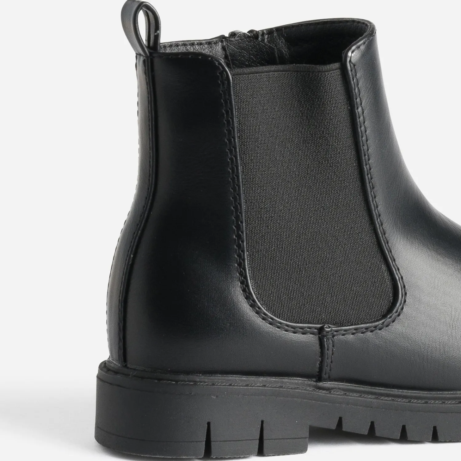Buggy Boots^Chelsea boots cranté NOIR