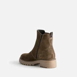 Buggy Boots^Chelsea boots en cuir TAUPE