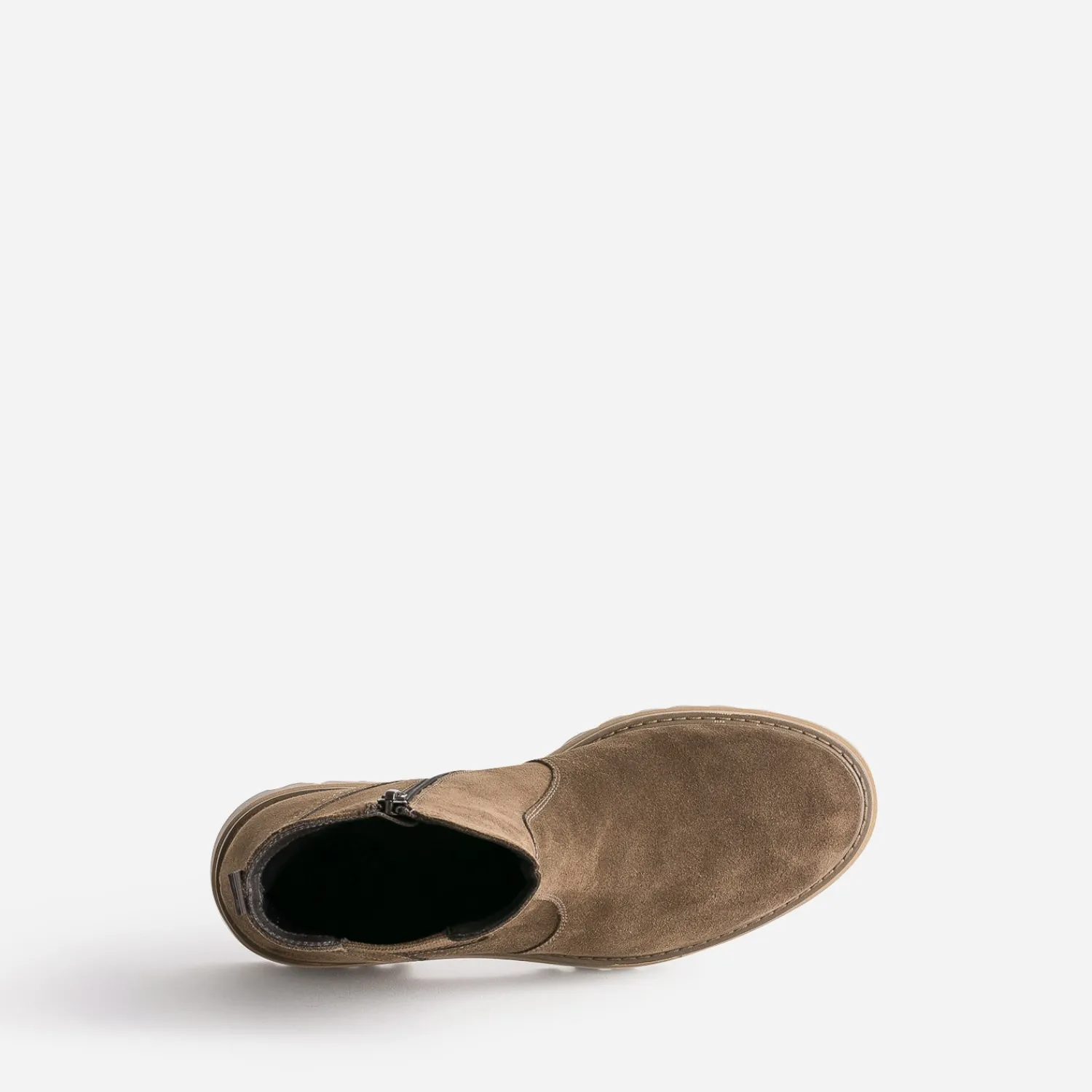 Buggy Boots^Chelsea boots en cuir TAUPE