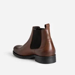 Eram Boots^Chelsea boots cuir COGNAC