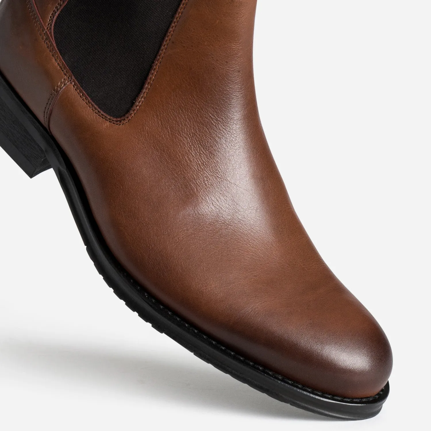 Eram Boots^Chelsea boots cuir COGNAC