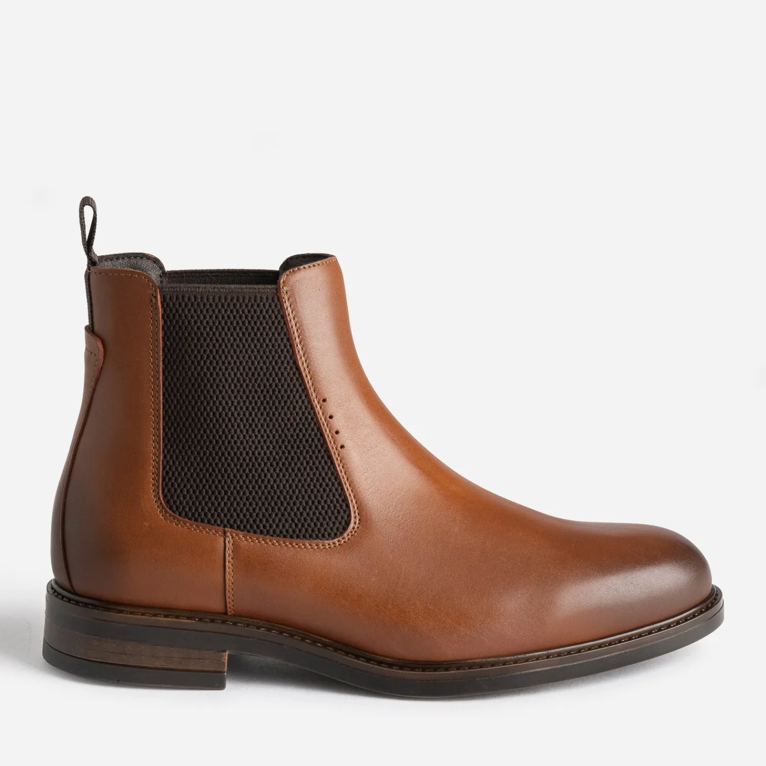 Eram Boots^Chelsea boots en cuir COGNAC
