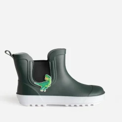 BE ONLY Chaussures Montantes^Chelsea boots de pluie kaki patch crocodile VERT