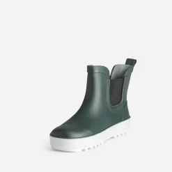 BE ONLY Chaussures Montantes^Chelsea boots de pluie kaki patch crocodile VERT
