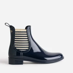 Igor Boots^Chelsea boots de pluie élastiques rayés MARINE