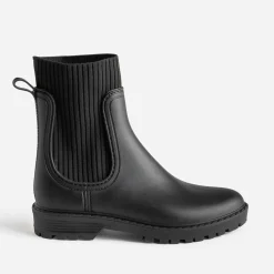 Eram Boots^Chelsea boots de pluie NOIR