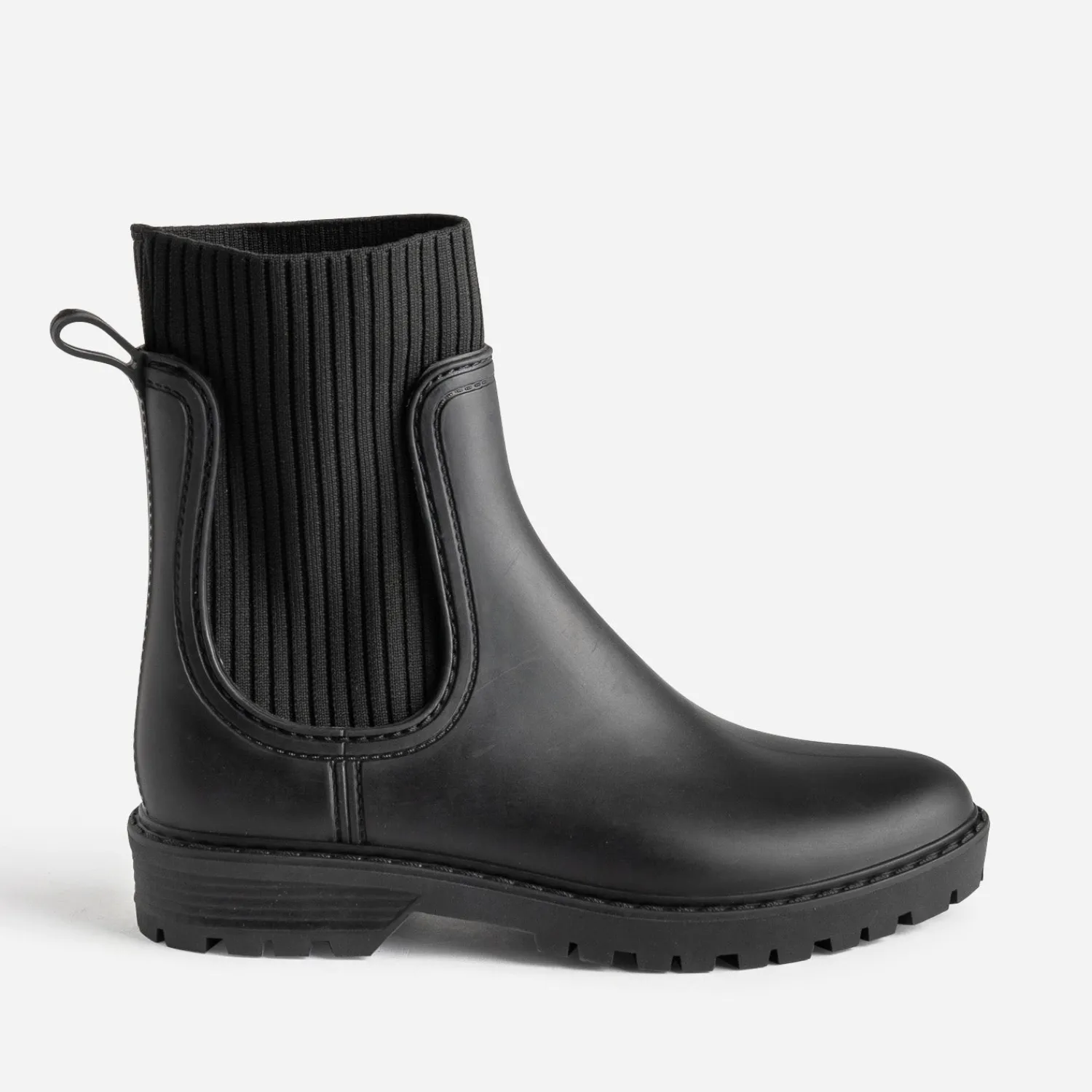 Eram Boots^Chelsea boots de pluie NOIR