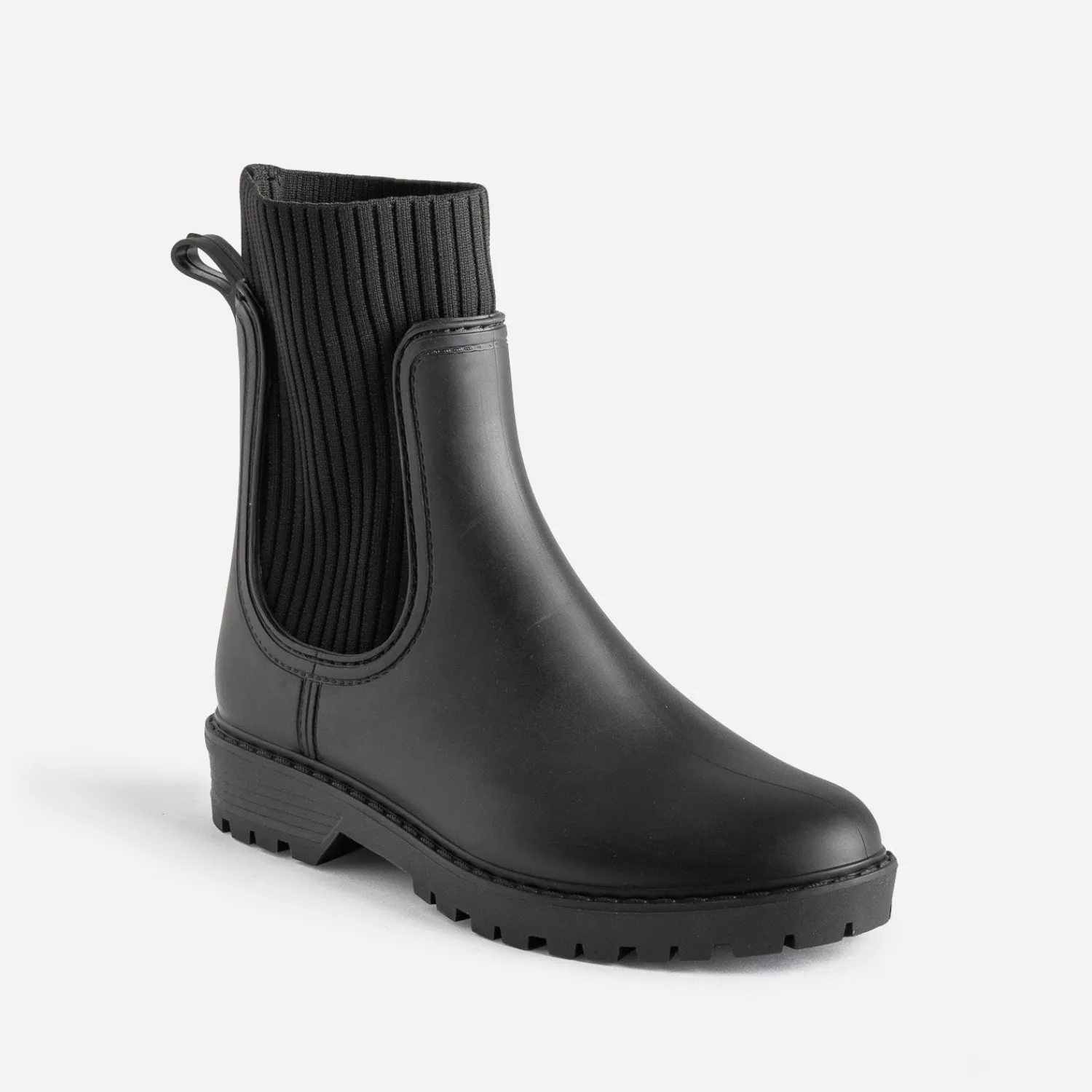 Eram Boots^Chelsea boots de pluie NOIR
