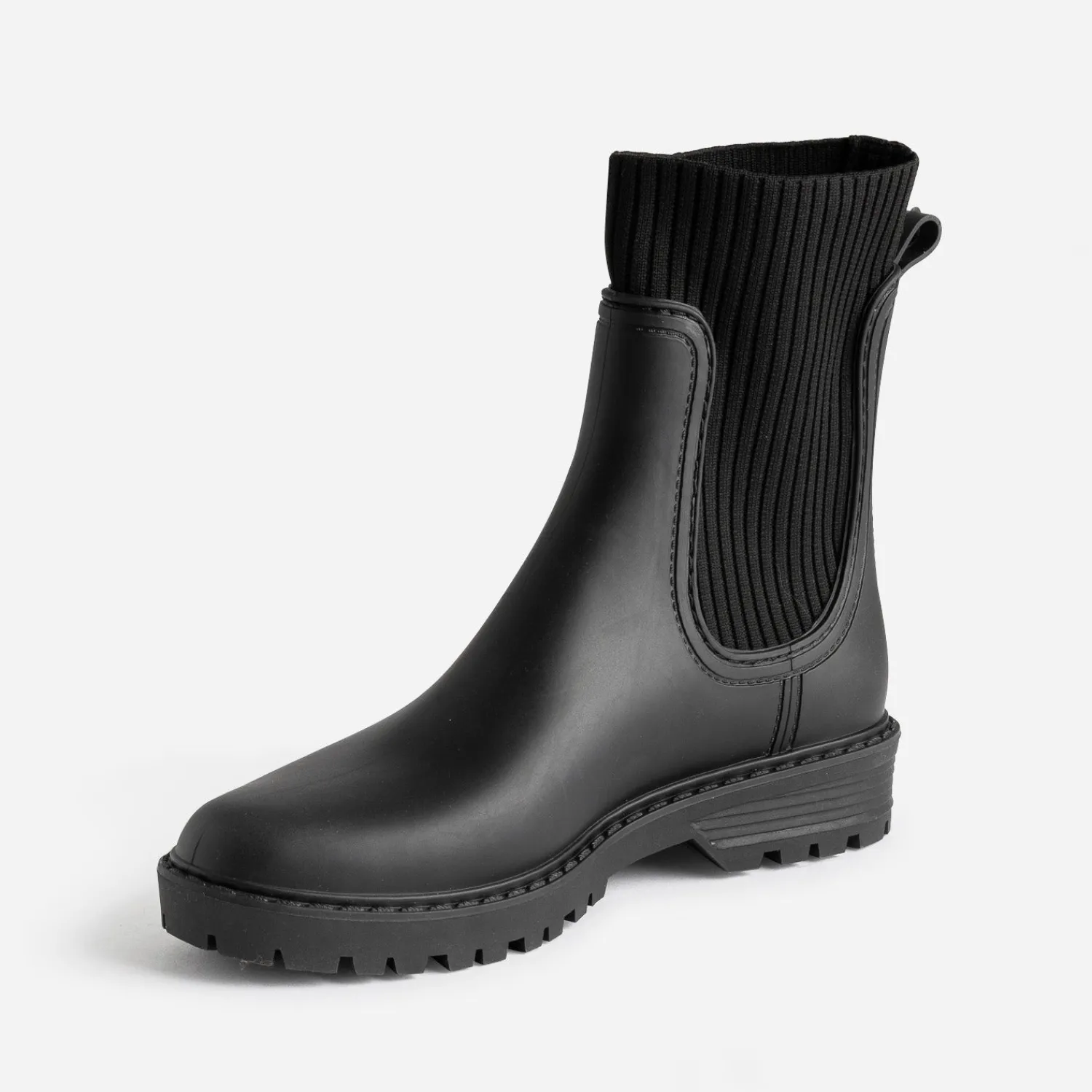 Eram Boots^Chelsea boots de pluie NOIR