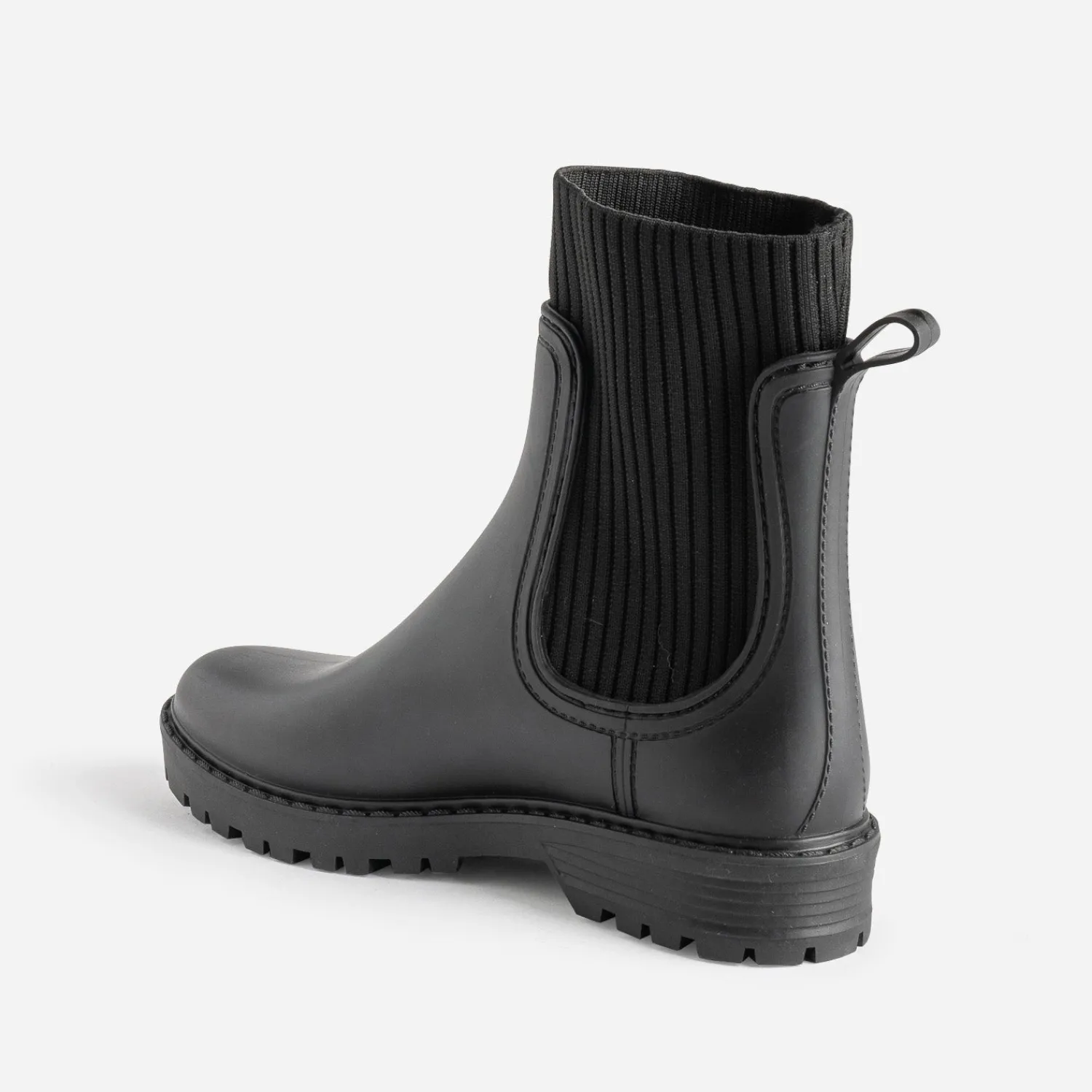 Eram Boots^Chelsea boots de pluie NOIR