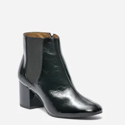 Eram Flex Boots^Chelsea boots en cuir verni NOIR