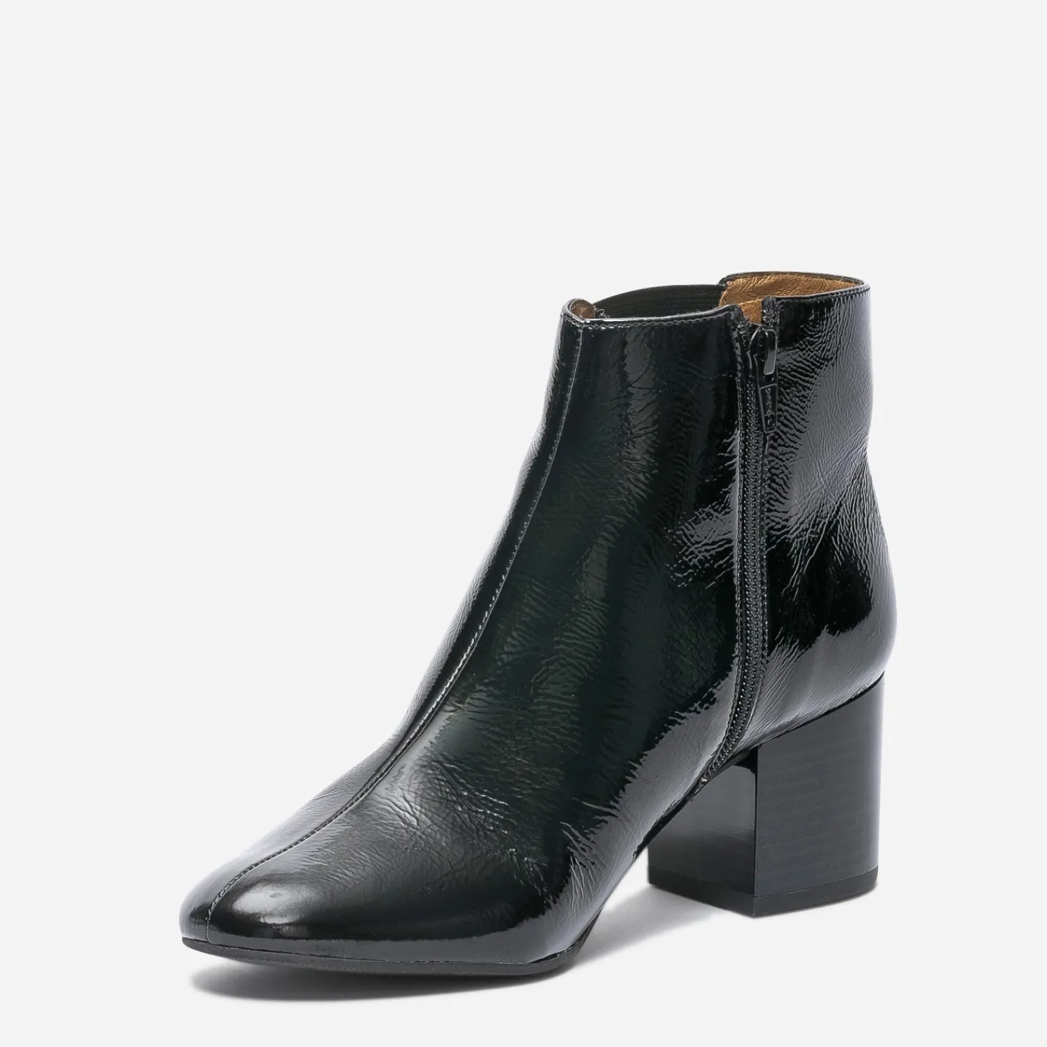 Eram Flex Boots^Chelsea boots en cuir verni NOIR