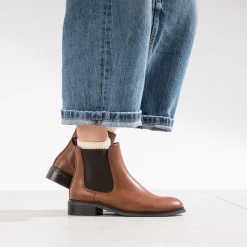 Eram Boots^Chelsea boots MARRON CLAIR