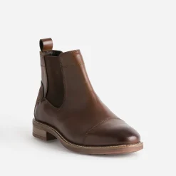 Eram Boots^Chelsea boots cuir MARRON