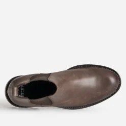 Eram Boots^Chelsea boots en cuir brossé MARRON