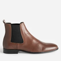 Eram Boots^Chelsea boots en cuir MARRON