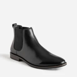Eram Boots^Chelsea boots cuir NOIR