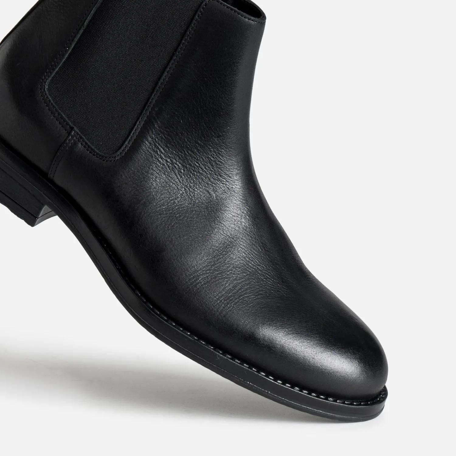 Eram Boots^Chelsea boots cuir NOIR
