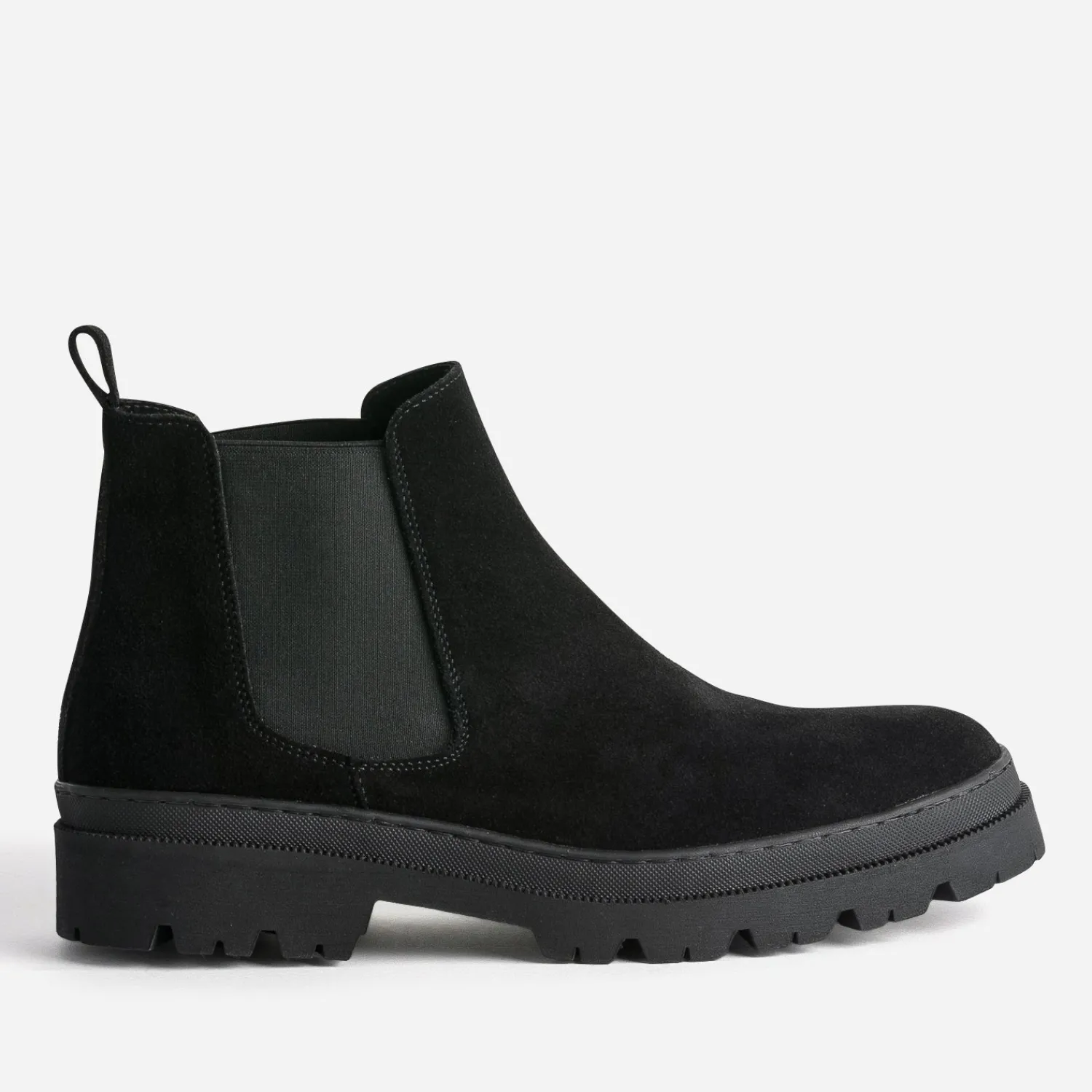 Eram Boots^Chelsea boots cuir velours NOIR