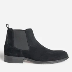Eram Boots^Chelsea boots cuir velours NOIR