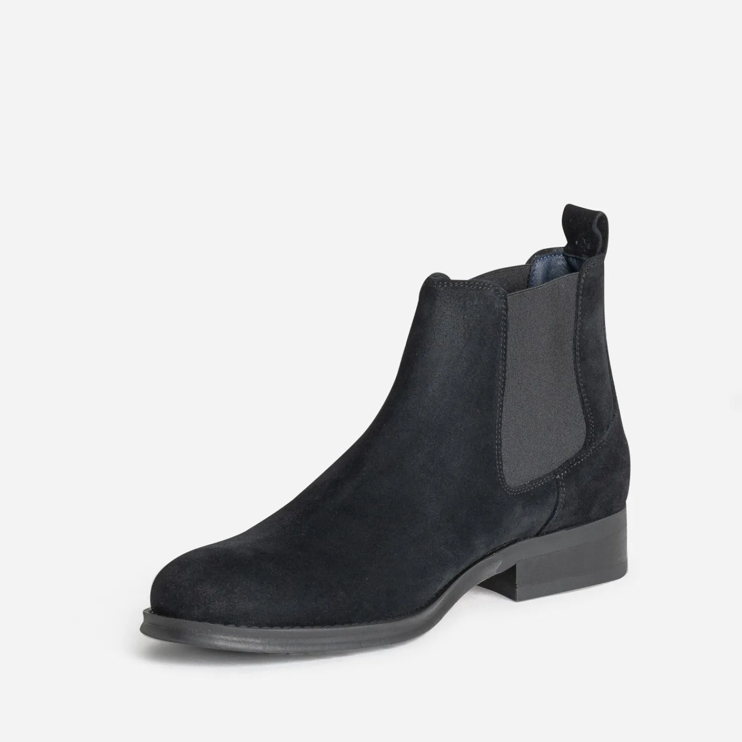 Eram Boots^Chelsea boots cuir velours NOIR
