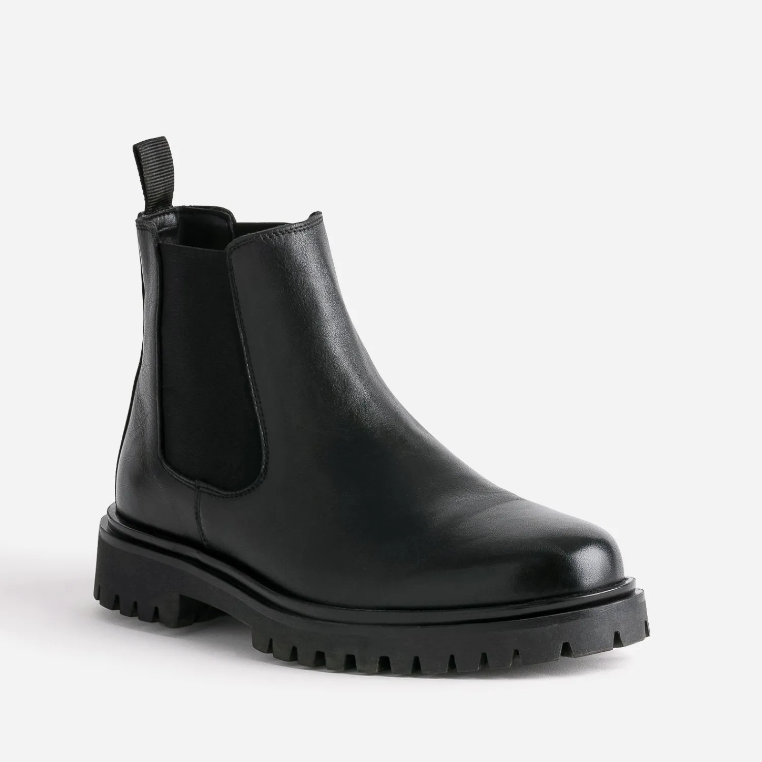 Eram Boots^Chelsea boots en cuir NOIR