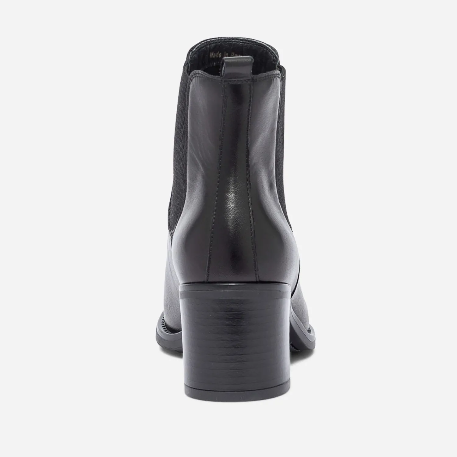Eram Boots^Chelsea boots en cuir éco-conçu NOIR