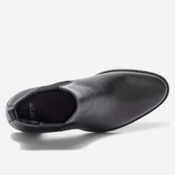 Eram Boots^Chelsea boots en cuir éco-conçu NOIR