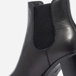 Eram Boots^Chelsea boots en cuir éco-conçu NOIR