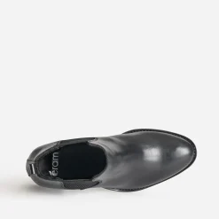 Eram Boots^Chelsea boots en cuir NOIR