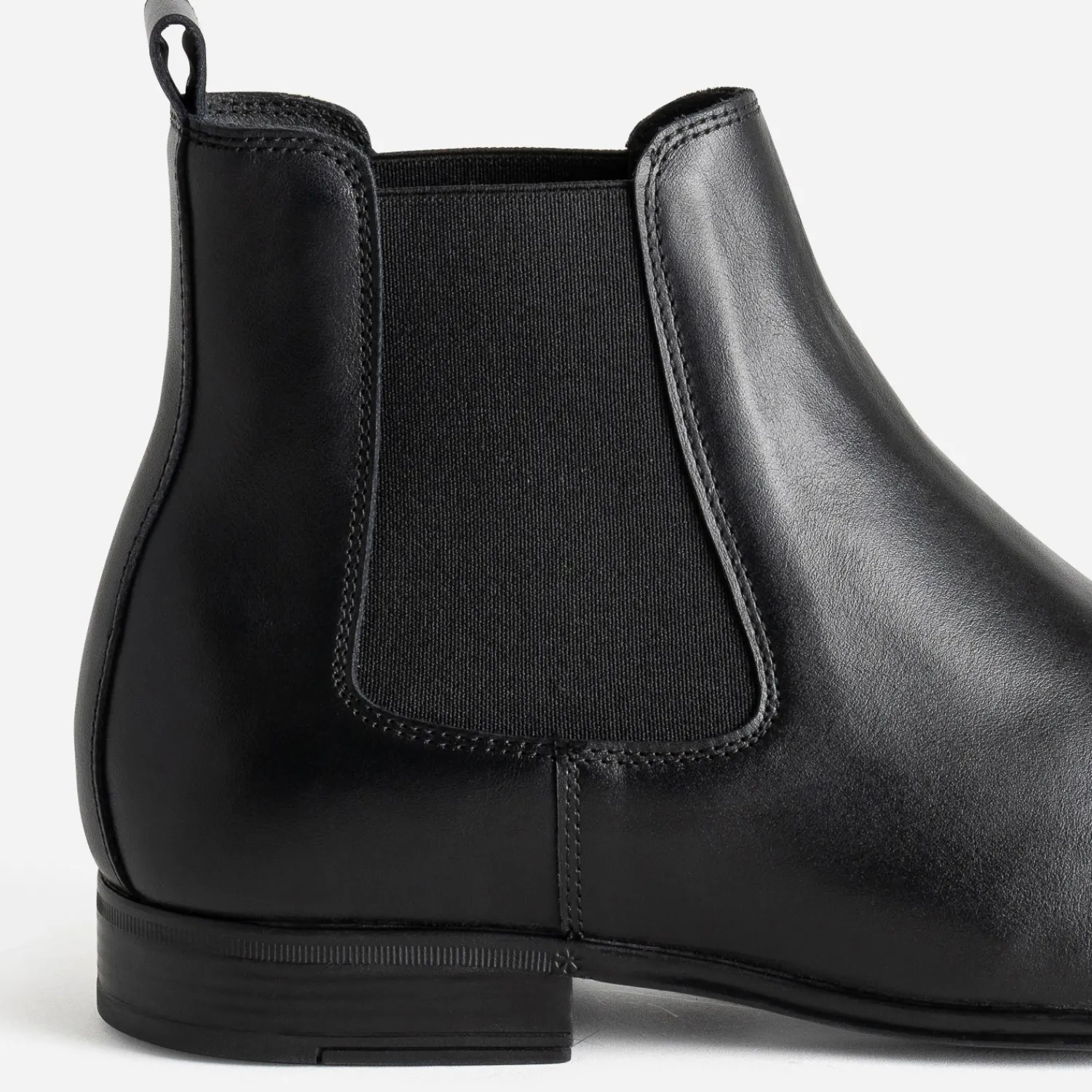 Eram Boots^Chelsea boots en cuir NOIR
