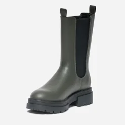 Texto Boots^Chelsea boots à tige mi-haute KAKI