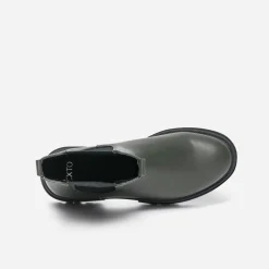 Texto Boots^Chelsea boots à tige mi-haute KAKI