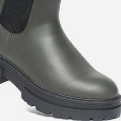 Texto Boots^Chelsea boots à tige mi-haute KAKI