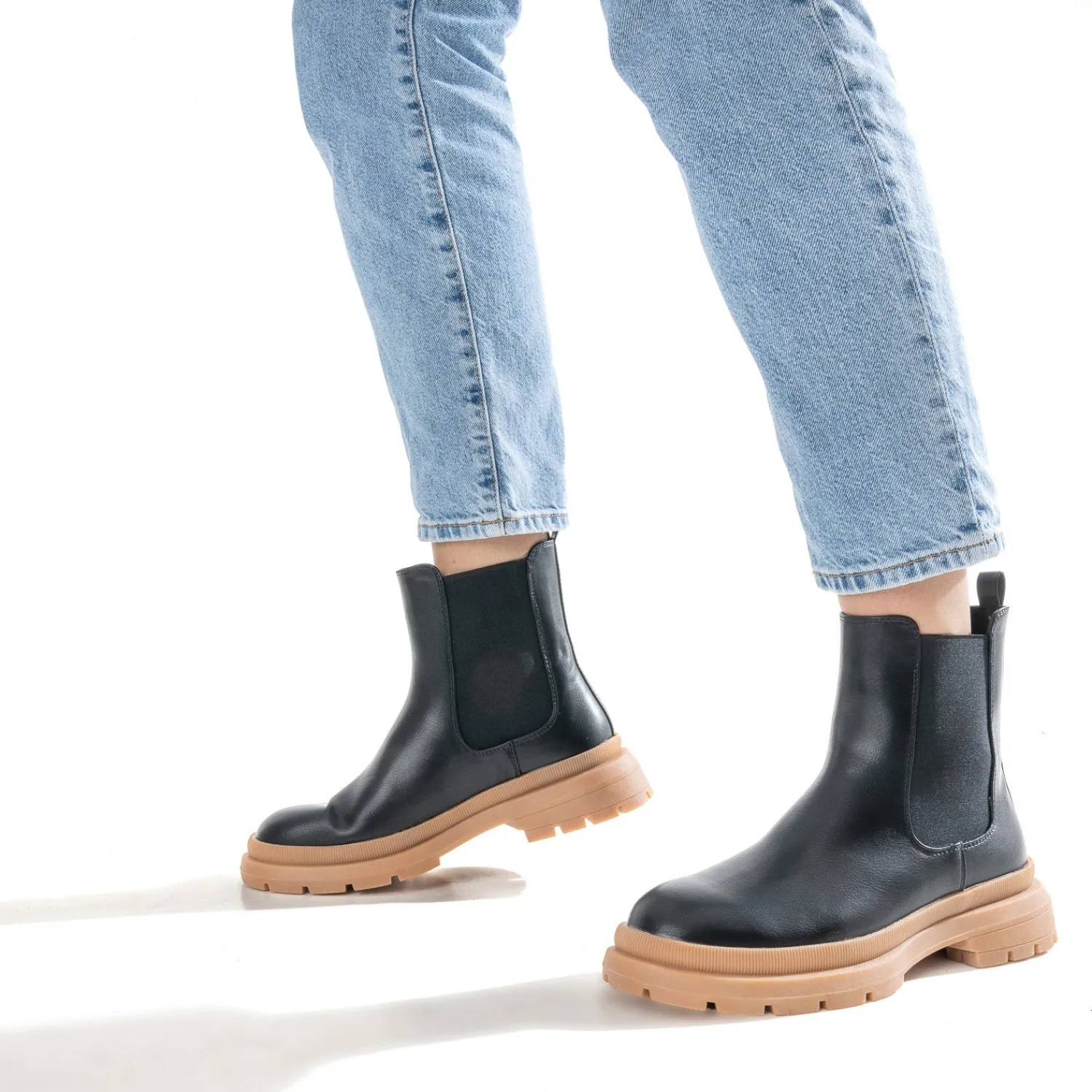 Texto Boots^Chelsea boots éco-conçu NOIR