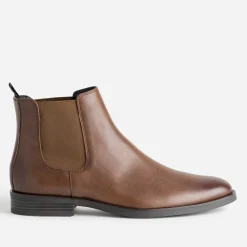 Eram Flex Boots^Chelsea en cuir MARRON