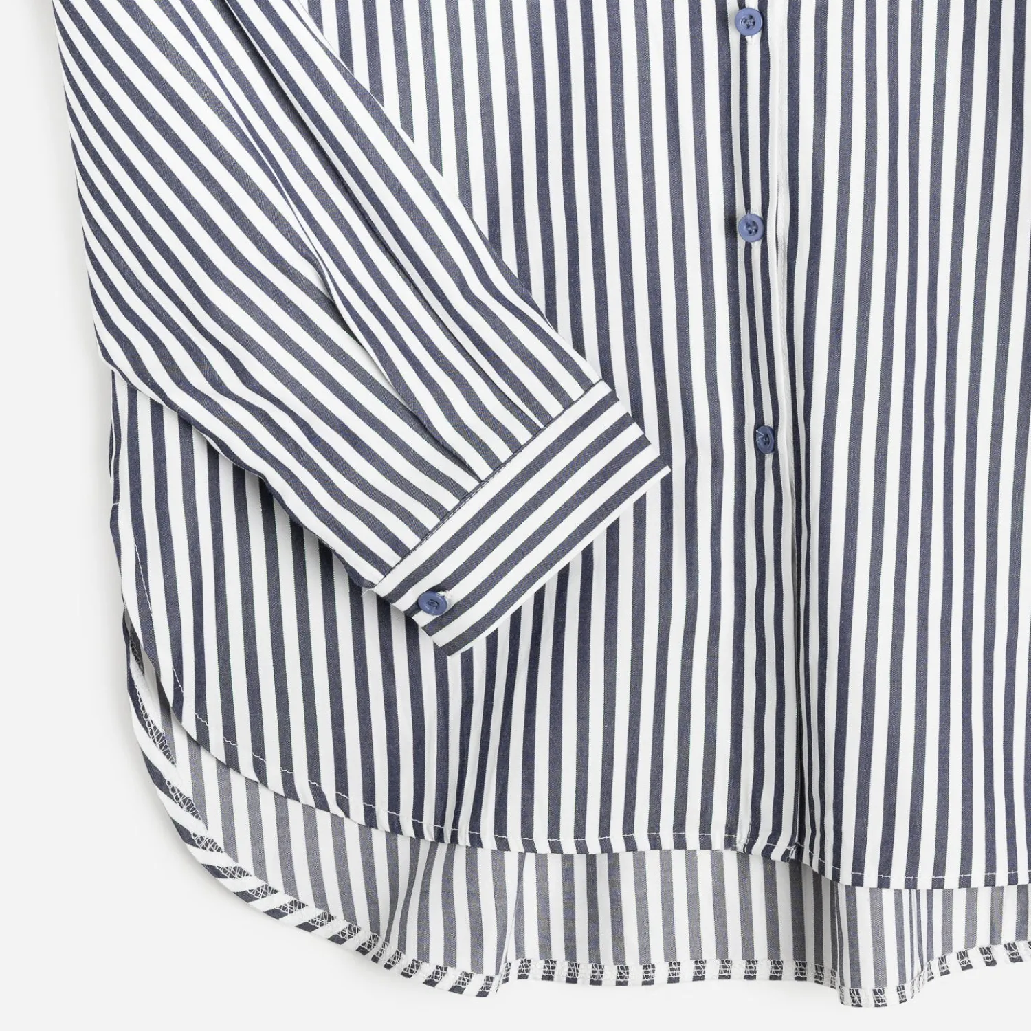 Texto Chemises & Blouses^Chemise e rayures blanches BLEU