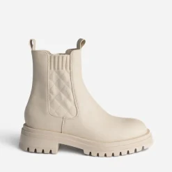 Texto Boots^Cheslea boots écru éco-conçu ECRU