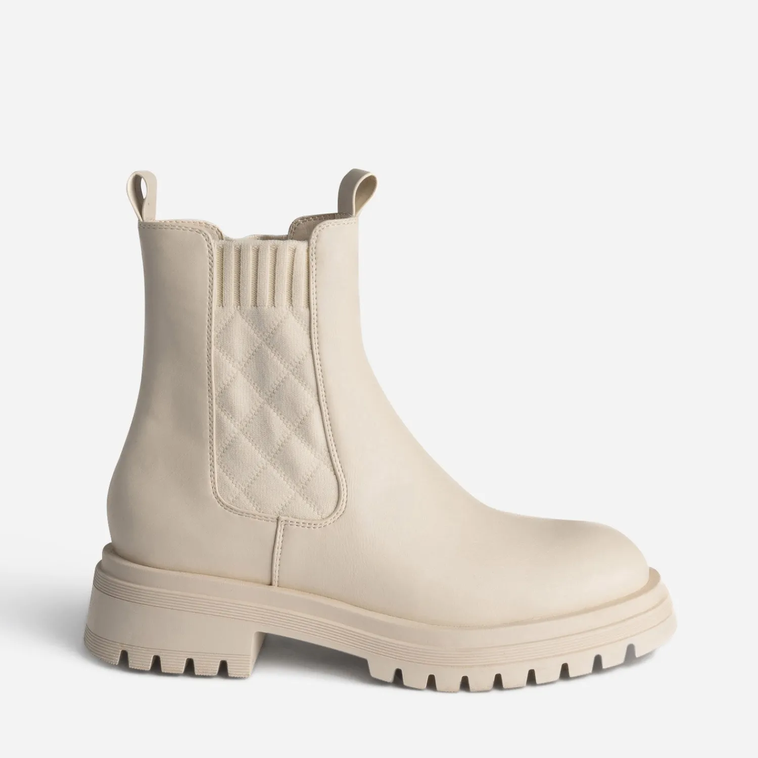 Texto Boots^Cheslea boots écru éco-conçu ECRU