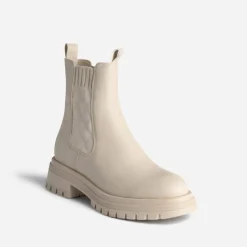 Texto Boots^Cheslea boots écru éco-conçu ECRU