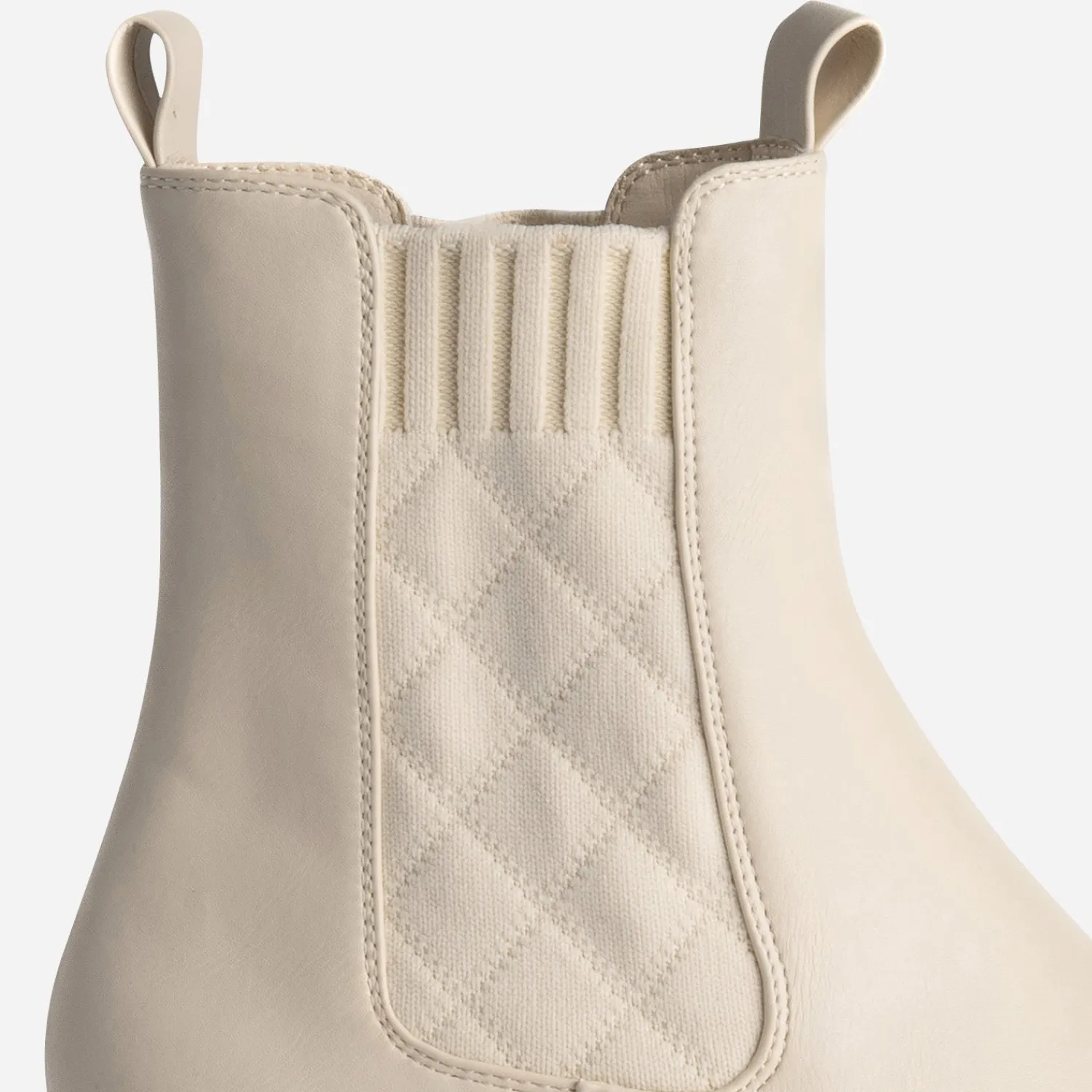 Texto Boots^Cheslea boots écru éco-conçu ECRU