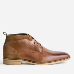 Eram Boots^Chukka boots cuir COGNAC