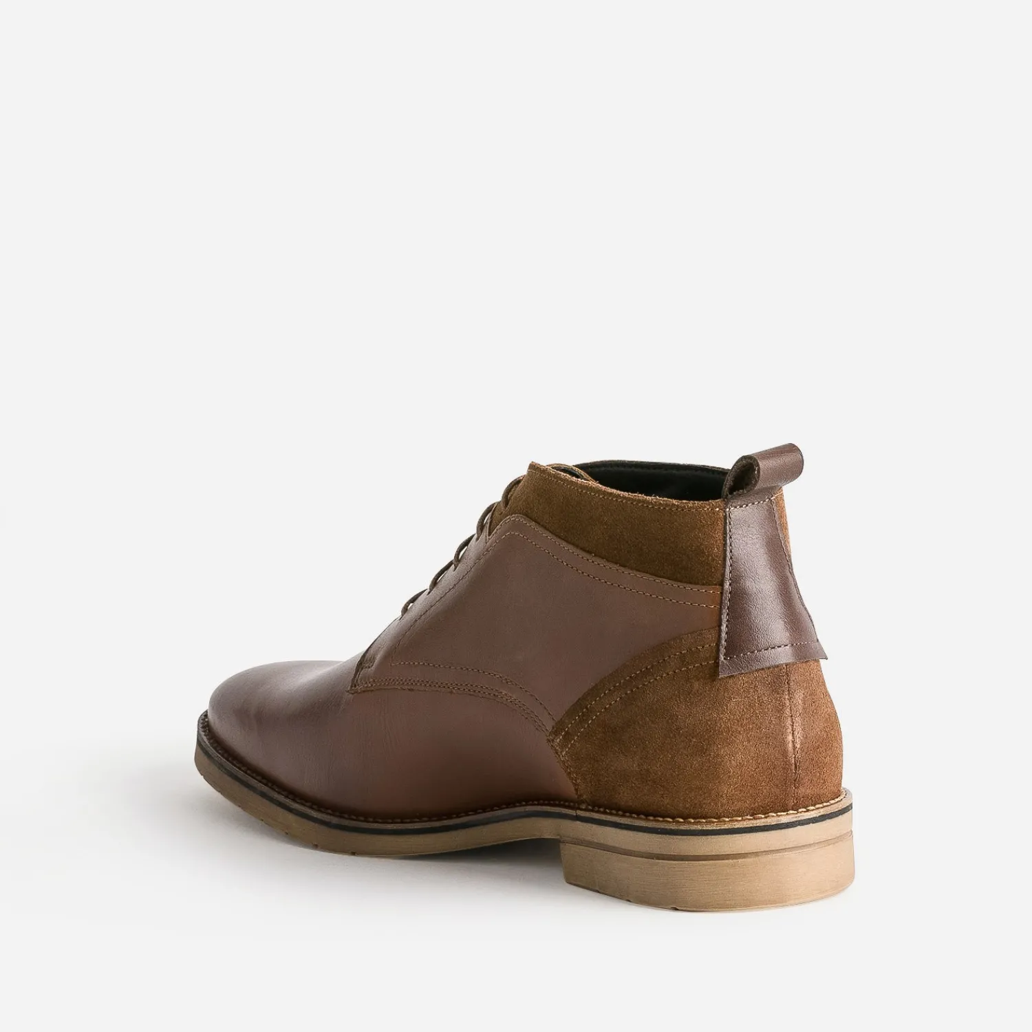 Eram Boots^Chukka boots cuir COGNAC