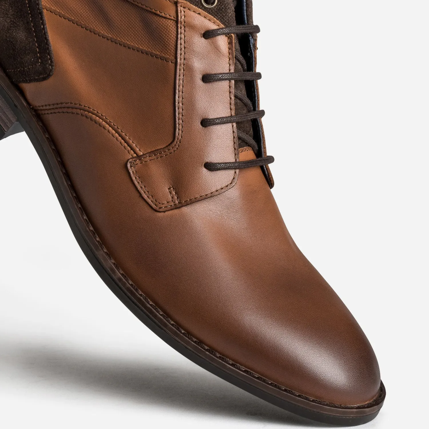 Eram Boots^Chukka boots clair cuir MARRON