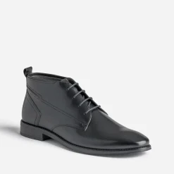 Eram Boots^Chukka boots en cuir NOIR