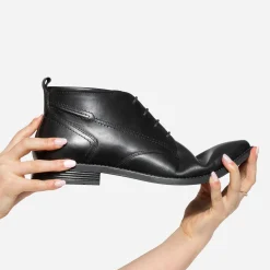 Eram Boots^Chukka boots en cuir NOIR