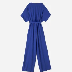 Texto Pantalons & Jeans^Combinaison-pantalon e BLEU